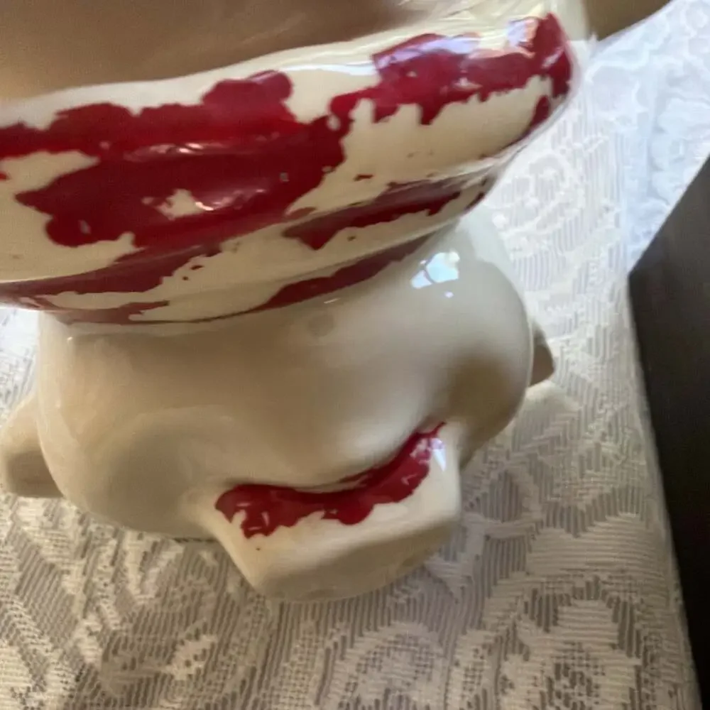 Shawnee Pottery Smiley Pig Vintage Cookie Jar 11